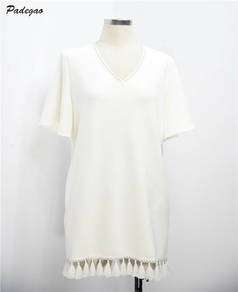 Женская блузка AEL с коротким рукавом и треугольным вырезом летняя 2019|loose blouse|blouse