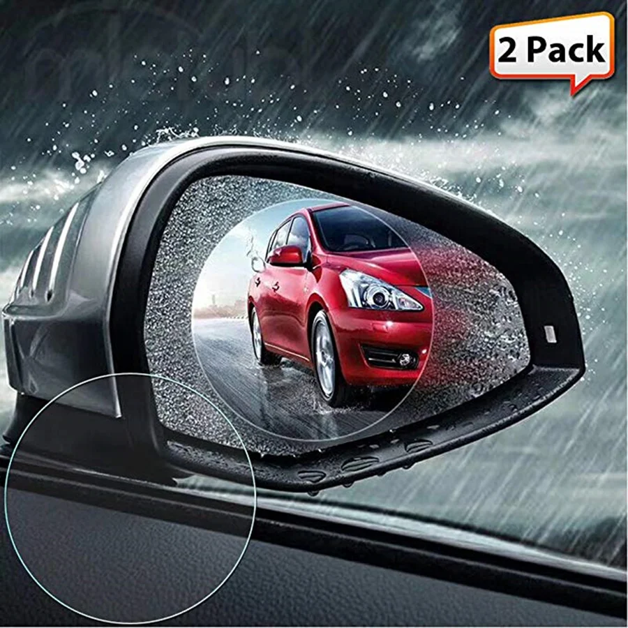 

Car Rainproof Anti-fog Anti Water Mist Waterproof Car Rearview Mirror Protective Soft Film with Anti-glare Anti-scratch Function