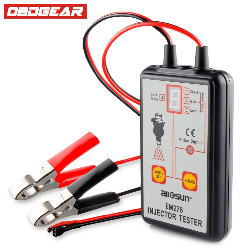Original Fuel Injector Tester EM276 Fuel System Scan Tool Injector Analyzer Car Auto Diagnostic