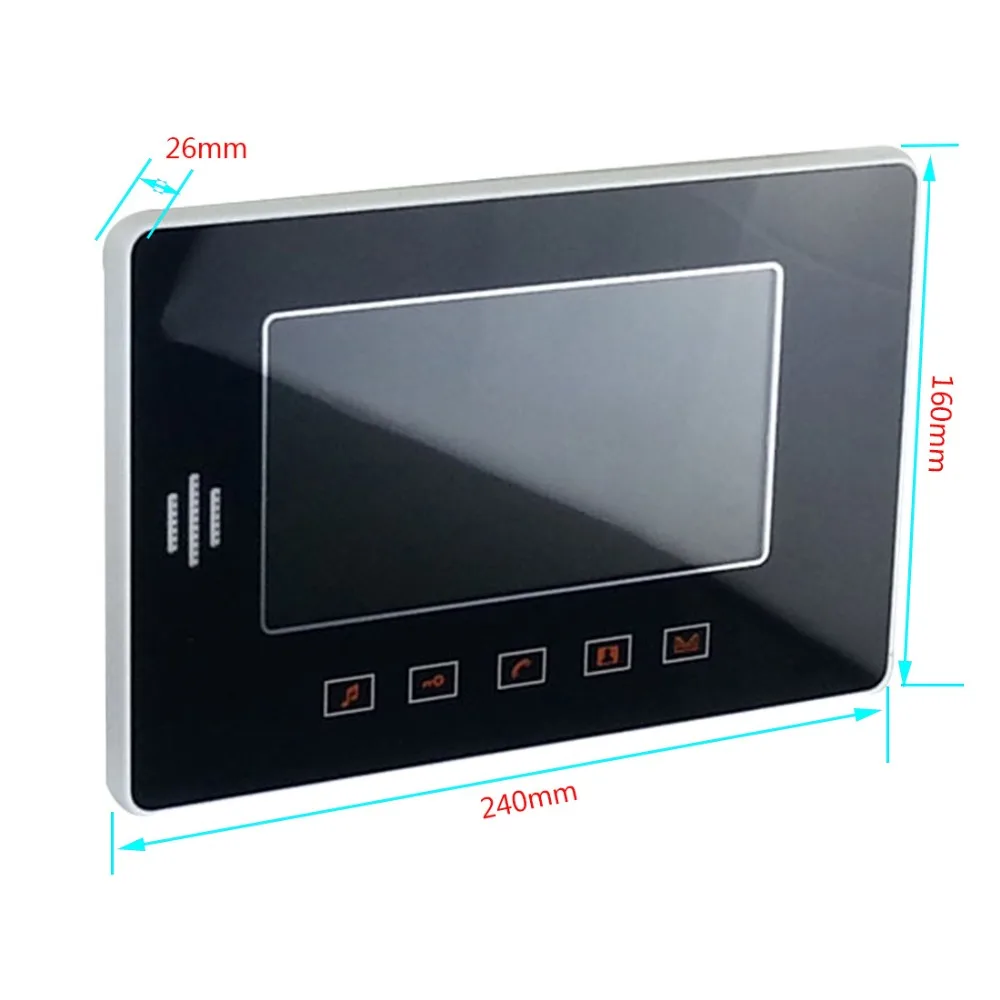 Yobang система безопасности квартиры домофон 3 монитора " HD цветной видео телефон двери видео дверной звонок Домофон системы 3 дома