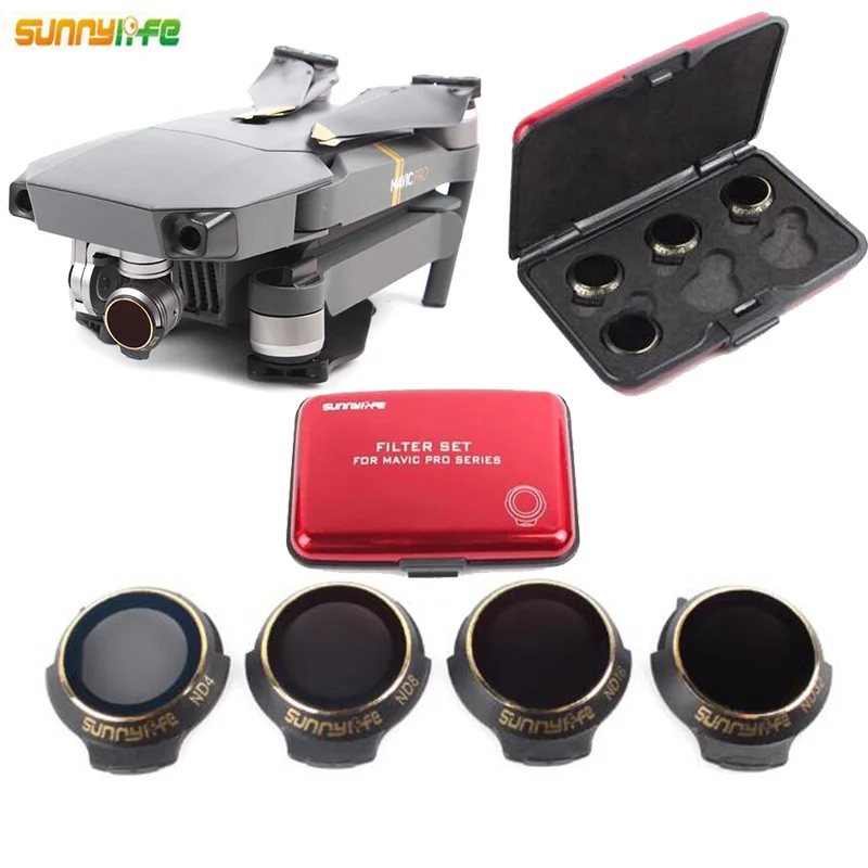 Snap On Nd Filters Set 4pcs Nd4/8/16/32 Camera Lens Filter Bundle Set