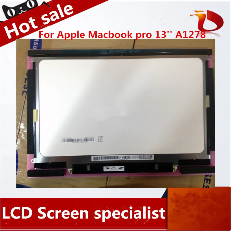 

B133EW04 B133EW07 LP133WX2-TLG2 LTN133AT09 LCD For Apple Macbook pro 13'' A1278 LCD Screen Display Replacement Original New