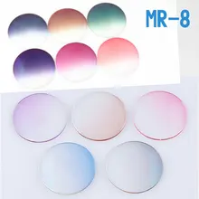 BAONONG 1,61 MR-8 супер жесткие градиентные тонированные линзы по рецепту для безободковая оправа Защита от УФ-излучения