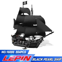 Lepin 16006 804 Pcs Pirates of the Caribbean The Black Pearl Model set Building Blocks Kits