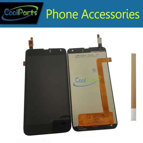 

1PC/Lot For Etline S5042 LCD Display Screen And Touch Screen Digitizer Assembly Replacement Part Black Color With Tape