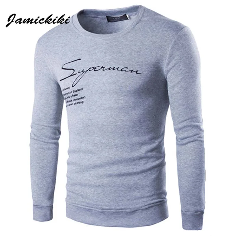 Jamickiki Марка Одежды 2016 Новый Мужской Моды С Длинным Рукавом Печати Толстовки