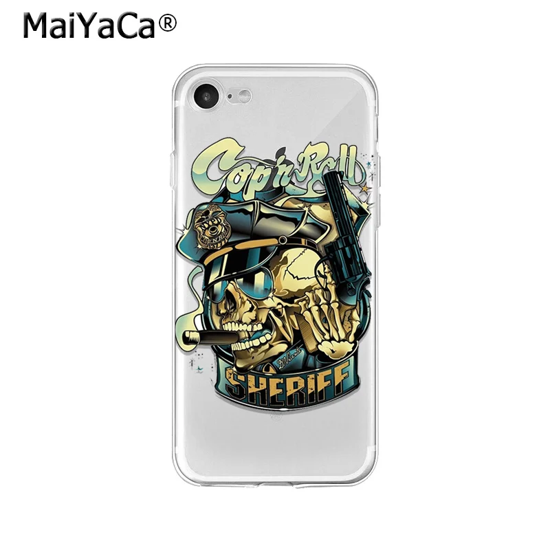 Retro Skeleton skull