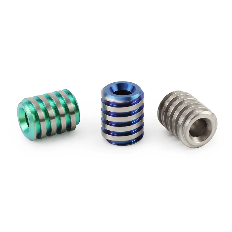 

1pcs Titanium Alloy Paracord Beads DIY Pendant Buckle for Knife Lanyards Paracord Bracelet Accessories