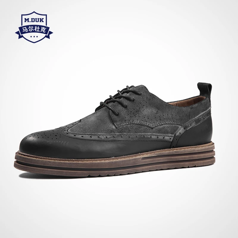 

Mar Duke autumn men's shoes 2018 new men's casual leather shoes, leather shoes, young shoes.