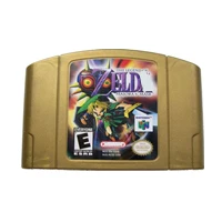 

64 Bit Games Legend Majoras Mask 64 English NTSC Golden Game Card