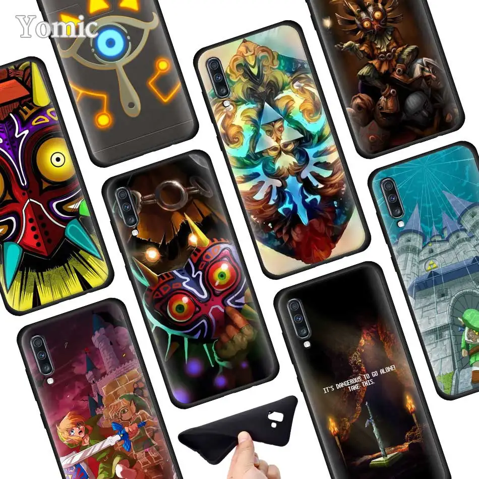 

The Legend of Zelda Silicone Soft Phone Case for Samsung Galaxy A50 A40 A70 A30 A20 A80 A6 A7 A8 Plus 2018 Back Case