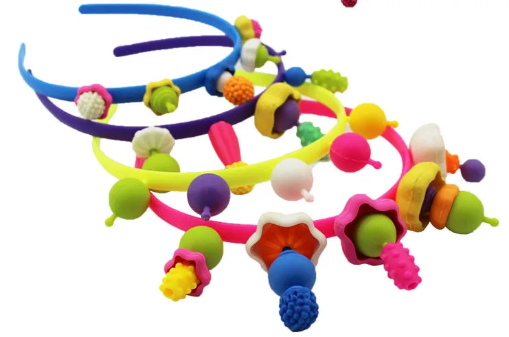 High quality DIY plastic Beads Toys for children boys gift Educational Learning Education