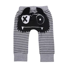 Милые штаны детские хлопковые брюки для маленьких мальчиков и девочек штаны-шаровары детская одежда