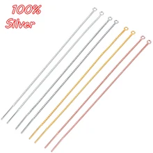 9/11。5センチメートル925スターリングシルバーゴールドロング耳ラインジュエリーメイキング所見diyイヤリングねじアクセサリー(China)