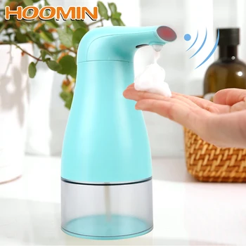 

HOOMIN Automatic Sensor Soap Dispenser Touchless Foaming Soap Dispenser Battery Powered Bathroom Kitchen Soap Bottle 250ml