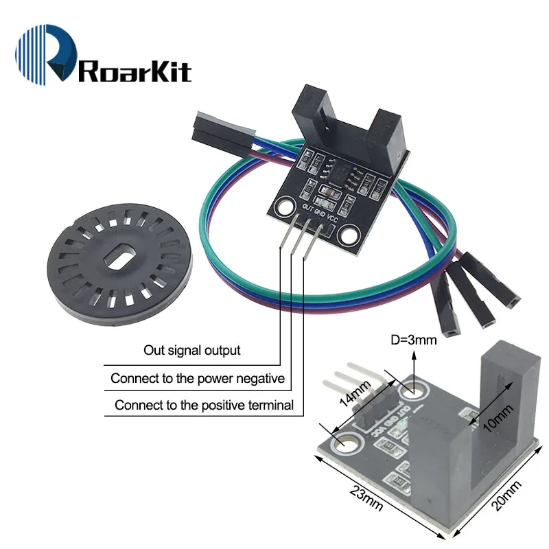 Sensor de medição de velocidade dupla com kit de codificadores ...