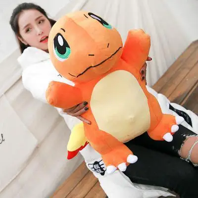 Большой размер белки/charmander/Bulbasaur плюш Детские игрушки Горячая Высокое качество kawaii мягкие куклы для детей подарок подруге подарок - Цвет: White