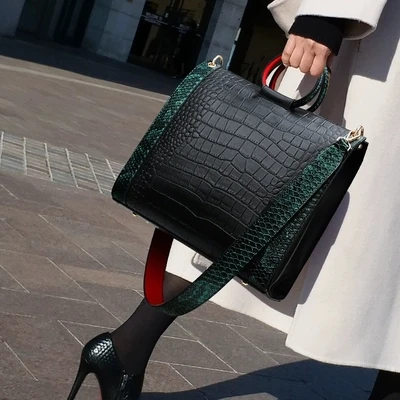 

NEW Women's Handbag Women Leather Handbags Bags For Women Bags Designer Luxury Handbags Crocodile Lady Hand Bags Bolsa Feminina