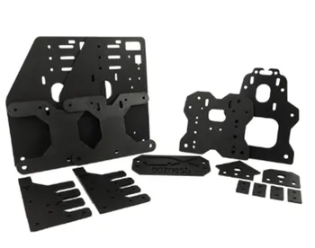 

SWMAKER Black Color Ooznest OX CNC ALUMINIUM plates KIT for 23 NEMA stepper motor