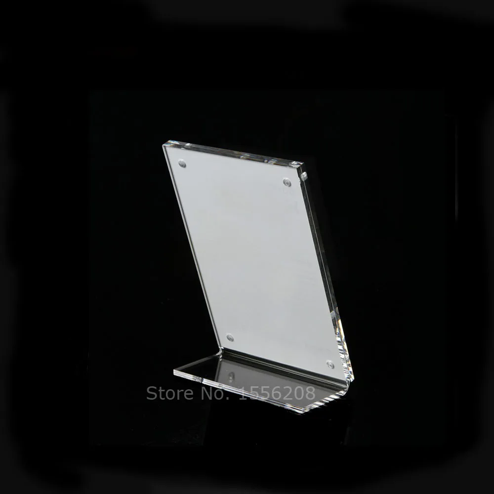 Acrylic Bent Easel Frames 60X90mm Photo Picture Frame Frame