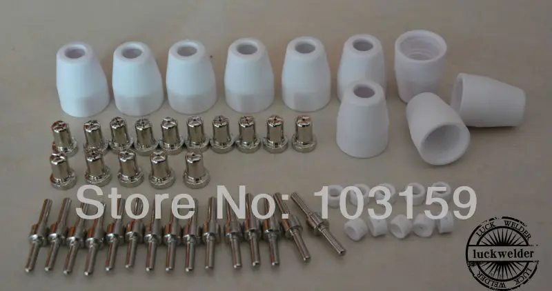 

50pcs LG-40 PT-31 Plasma Cutting Consumable Extended Nickel-plated CUT-40 CT-312