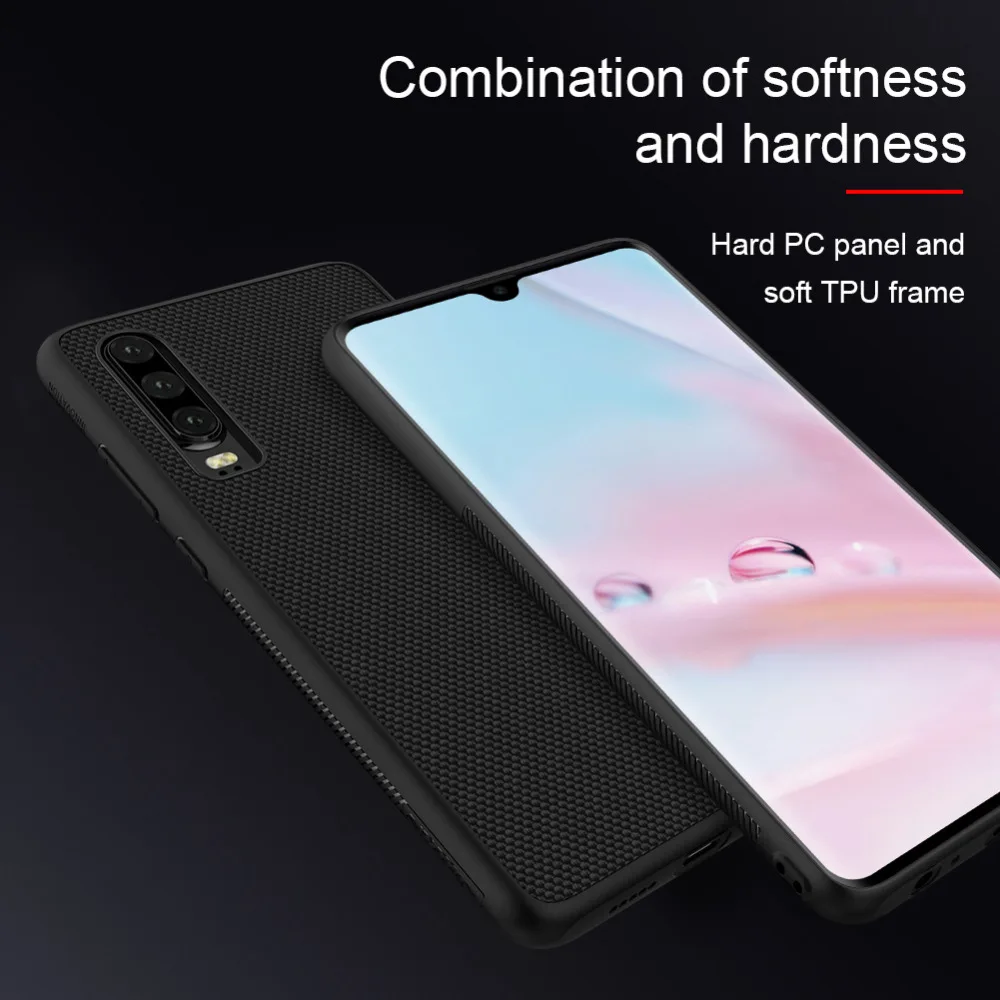 Чехол для Huawei P30 Pro NILLKIN Текстурированный чехол из нейлонового волокна задняя