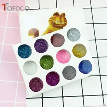 TOFOCO 12 цветов/набор порошок с блестками наполнитель для ногтей/прозрачная слизь коробка игрушки для детей Lizun Slime DIY поставки игрушки