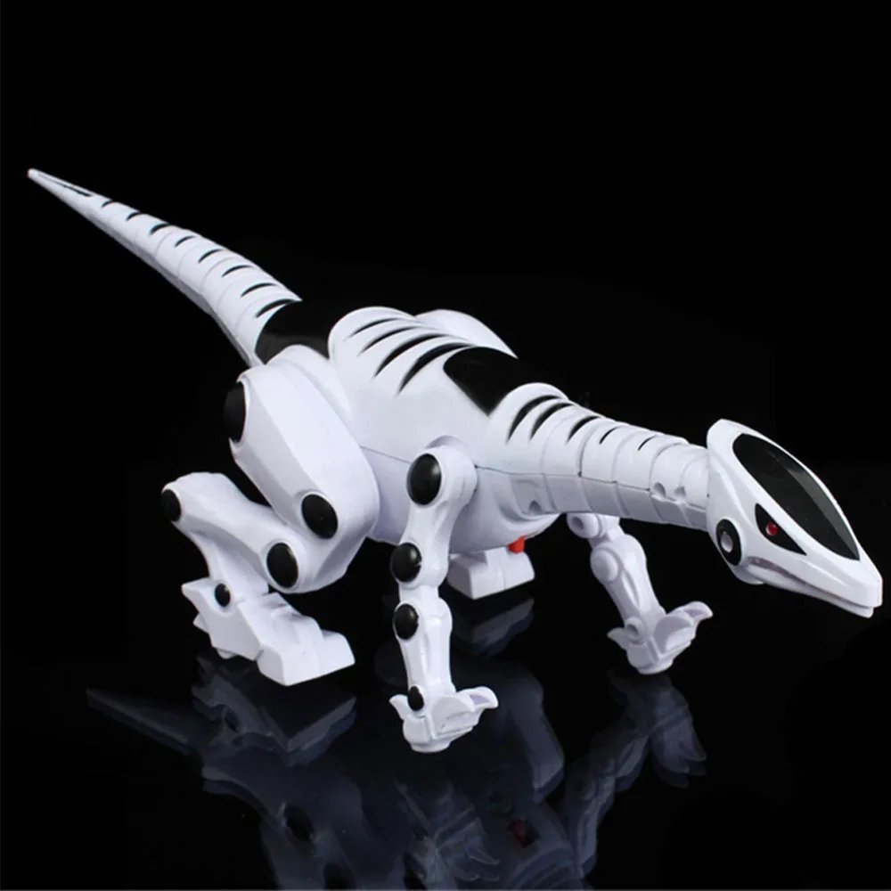 Электронный игрушечный динозавр для детей прогулки робот ревущий интерактивный динозавр с музыкой свет и звуковые эффекты Умная игрушка