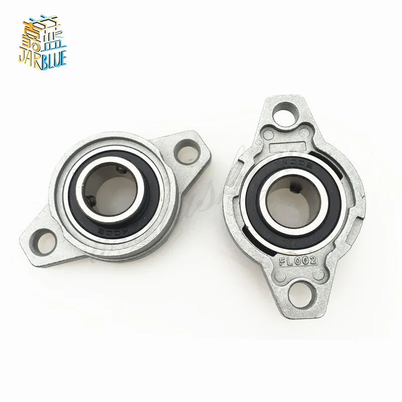 Thrust Bearing 1pcs KFL08-KFL15 Bore 8mm-15mm Pillow Bearing Mounted Block Cast Housing Self-aligning
