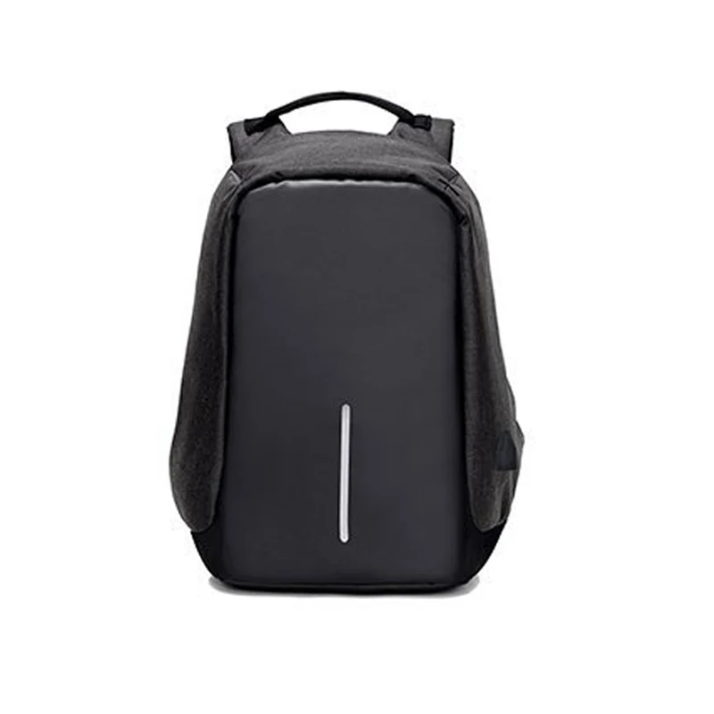 

Unisex Anti-Theft Backpack Laptop USB Port Charger Travel Oxford Zipper School Bag Multi-Function Travel School Backpack
