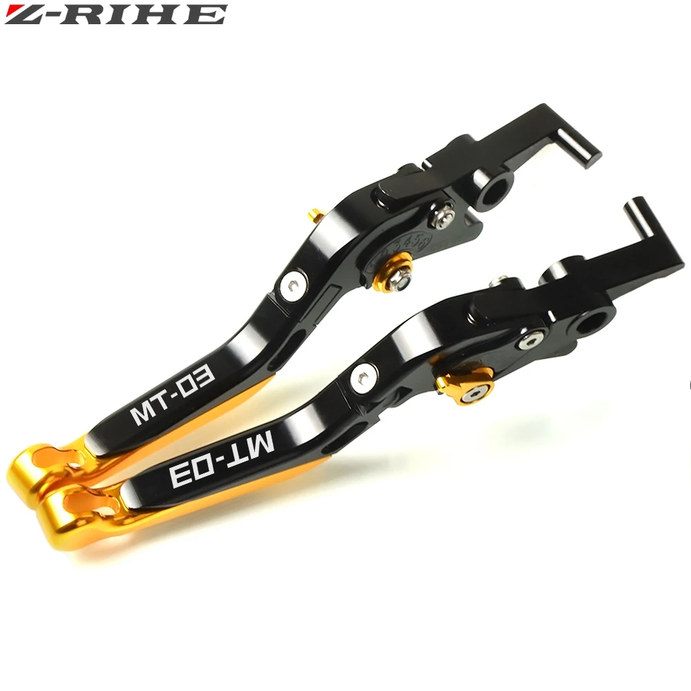 Для YAMAHA MT 03 MT03 2015 2016 2017 2018 аксессуары для мотоциклов CNC Складные Выдвижные