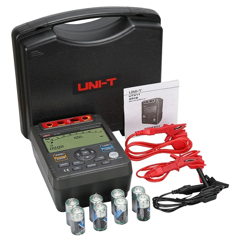 UNI-T UT511 1000V 10gohm цифровой измерители сопротивления изоляции UT511 вольтметр Авто Диапазон меггер