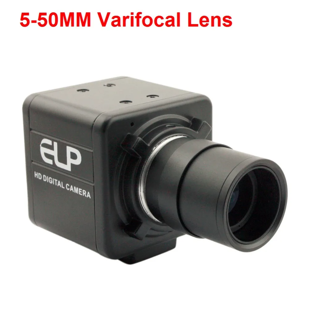 ELP 5 50mm Varifocal Lens 8 MegaPixels IMX179 Color CMOS Mini HD CCTV