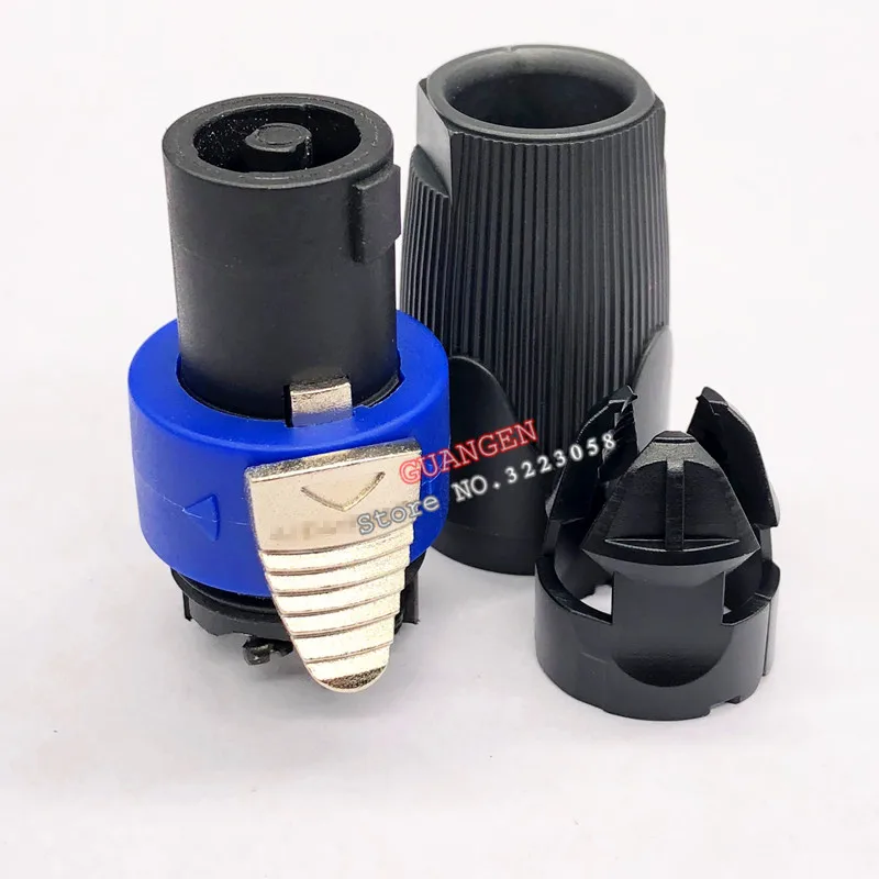 

15pcs NEW Updated version Audio plug NL4FX 4P Speakon 4Pole Plug Male Audio Speaker Connectors CONNECTOR Ohm head High quality