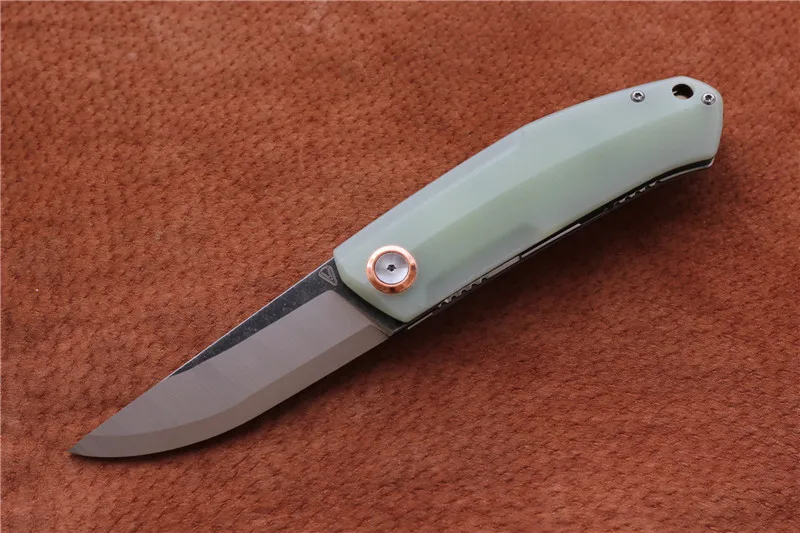 VOUKING G02 складной нож Ножи Лезвие: 12C27N(сатин) Ручка: G10 Открытый выживания Охота Кемпинг Фрукты Нож EDC инструменты