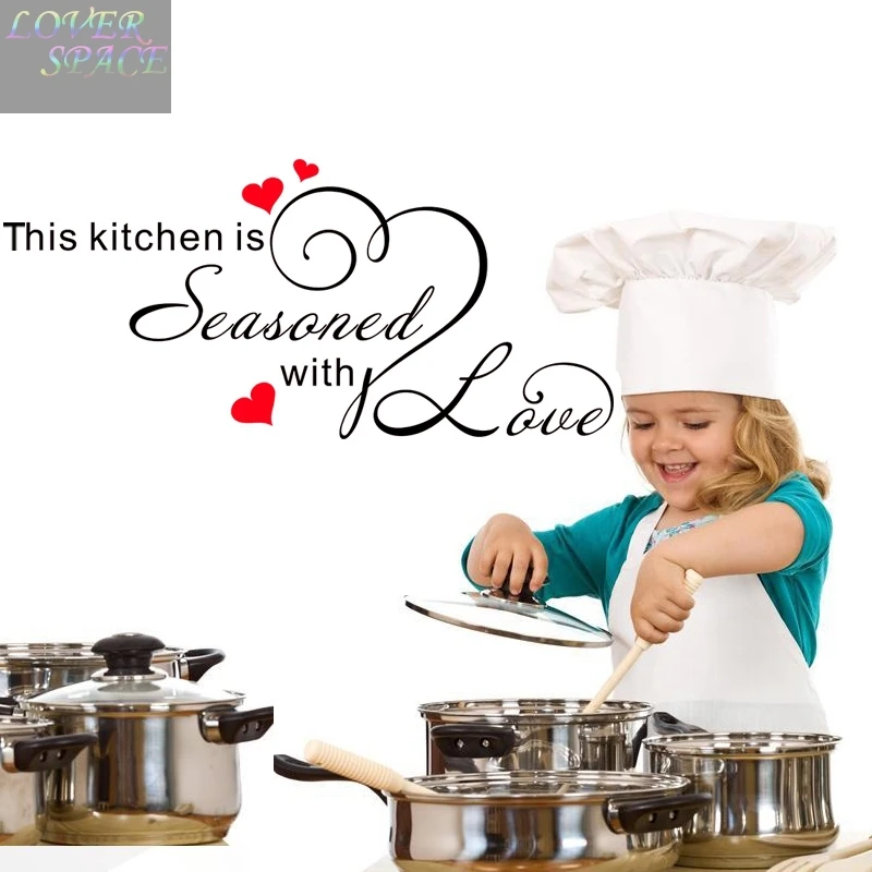 Custom Made Vinyl Kitchen Wall Sticker Home Decor Beautifying