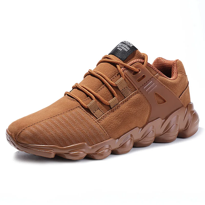 

Sports Shoes 2019 New Lace Up Sneakers Men Leather Shoes Breathable Male Shoes Footwear Chaussure Homme Men Espadrilles