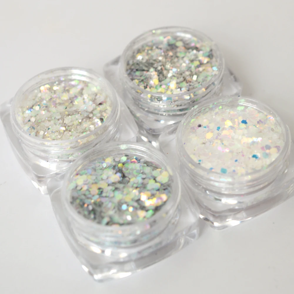

1 Bottle 3g USA Nail Glitter Polish Sparkly Dust powder Nail Art Tip Decoration gel UV Free shipping 2017 Hot SAT01-04