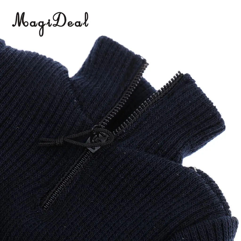 MagiDeal 1/6 Scale Mens Dark Blue Knitted Jumper Sweater Long Sleeve for 12 Inch HT BBI Action Figure  