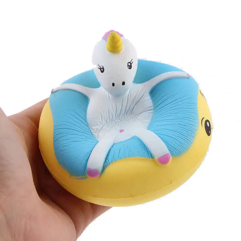 Unicorn Donuts Unpack the toy Squishy Slow Rising Phone straps