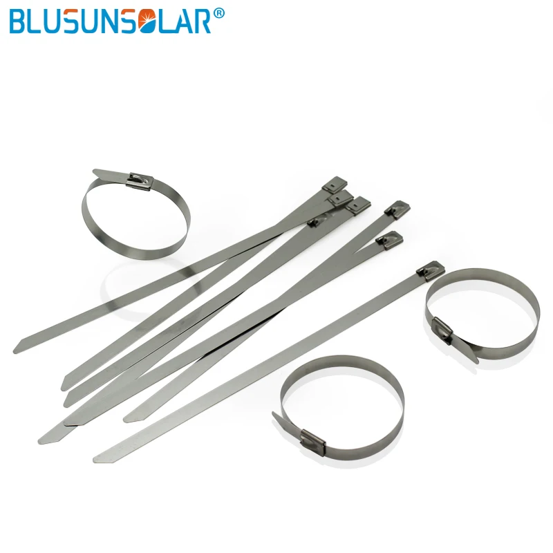 10 шт. 4 6 мм 304 Нержавеющая сталь Металлические Кабельные стяжки застежка молния