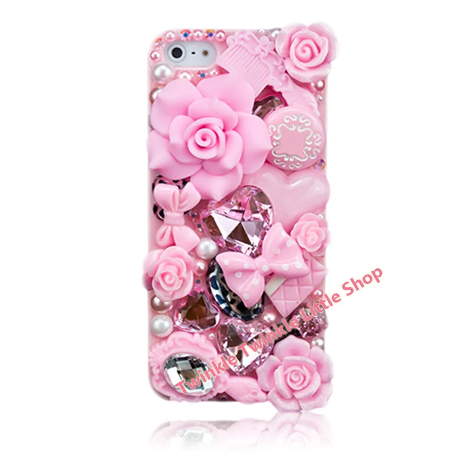 3D Bling DIY Fashionable Crystal Diamond Hard Back Skin