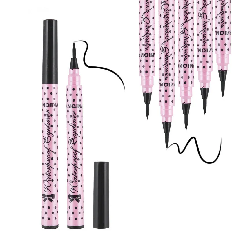 Высокое качество Водонепроницаемый Подводка для глаз Liquid Eye Liner Pencil Ручка Макияж comestics инструмент черный-35