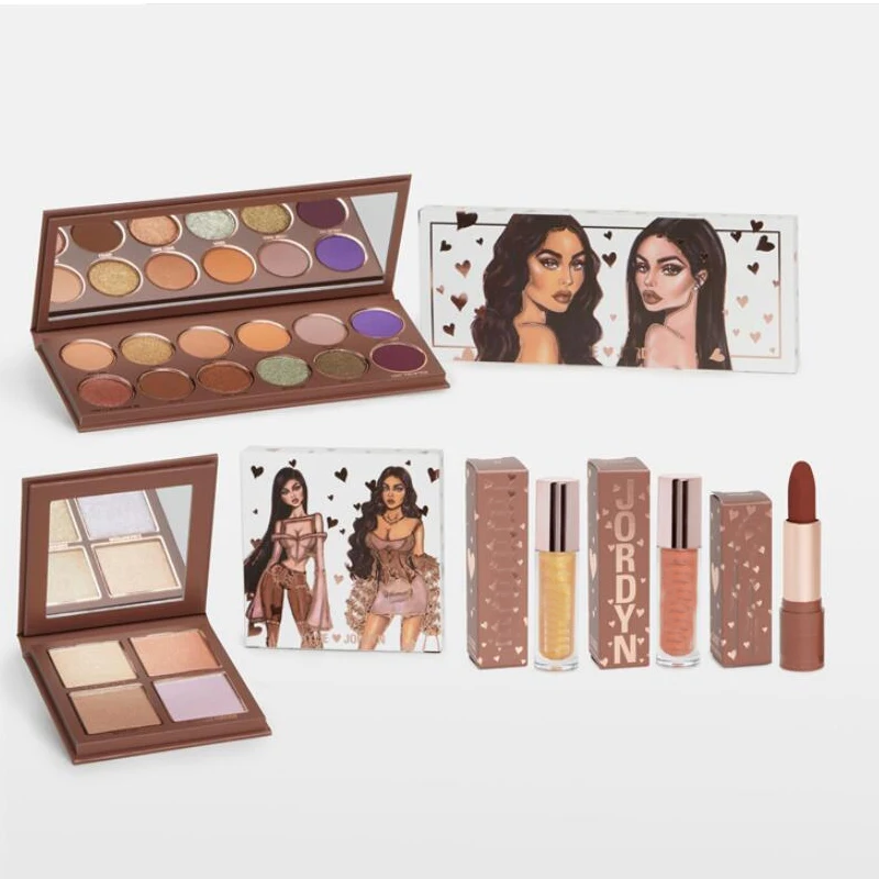 

New Makeup set Brand Full set WIFE Life highlighter Eyeshadow Lip Gloss lipstick Cosmetics kit Collection Bundle Makeup Set