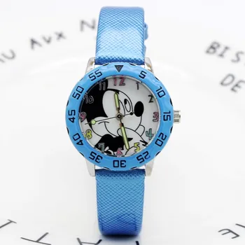 

Good Quality Children Mickey Watch Fashion Belt Children's Quartz Wristwatch Fashion Kid Watches Boy Girl Clock Accurate Time