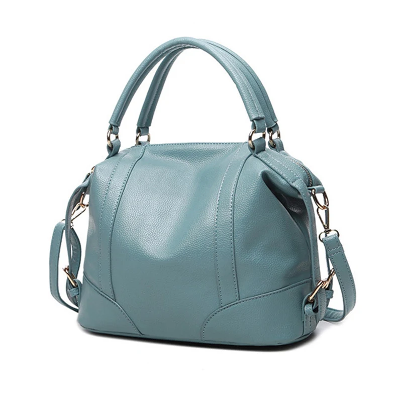 

PU Leather Female Top-handle Bags Travel Shoulder Bag Woman Tote Messenger Bag Zipper Larger Women Bags Luxury Ladies Handbags