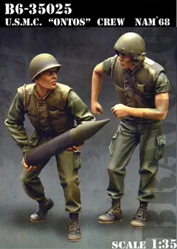 

Scale Models 1/ 35 soldier U.S.M.C. Ontos Crew Vietnam war figure Historical Resin Model