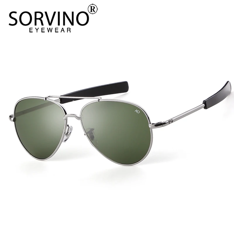 

SORVINO Retro Designer Pilot Sunglasses Men Women 2018 High Quality 90s Classic Driving Aviation Sun Glasses Big Shades SP198