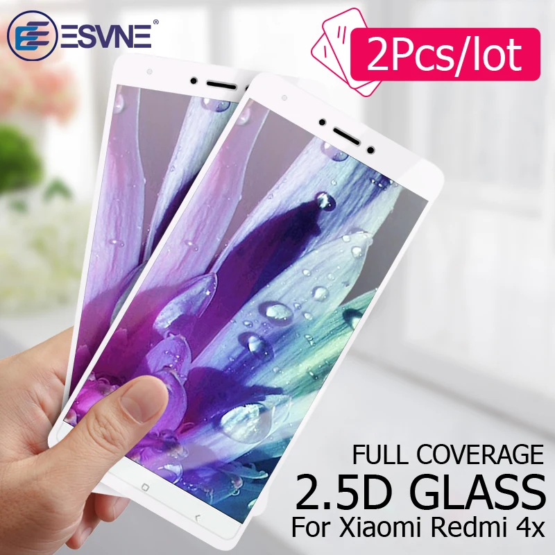 ESVNE 2.5D полное покрытие HD закаленное Redmi 4x Стекло для Xiaomi 4X стекло Защита экрана 9 H