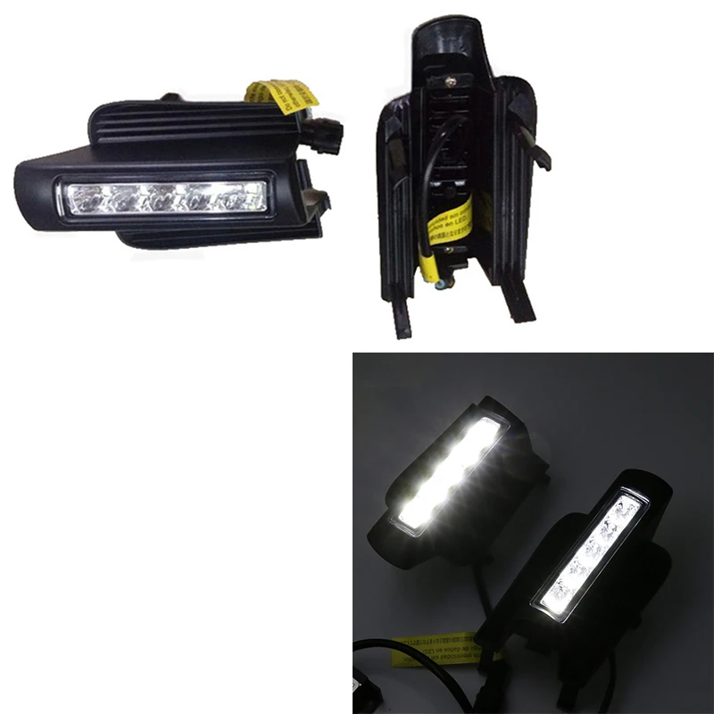 E4 Mark Led Drl для To-yota Land Cruiser Prado 120 Grj120 Trj120 Fj120 2003~ 2009 дневной ходовой светильник, аксессуары для противотуманных фар